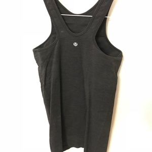 Lululemon Charcoal gray tank top